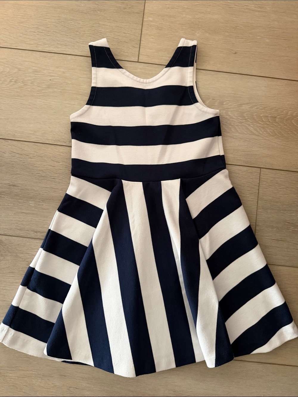 Polo by Ralph Lauren Navy and White Striped Tank Dress